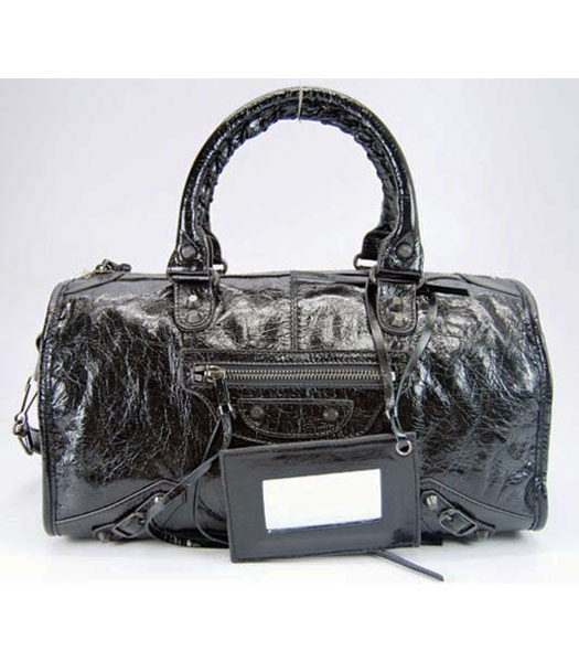 Handbag-nero di Balenciaga in pelle nera Piccolo Spike